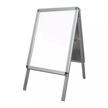 A1 megállítótábla bérlés rendezvényre – inox – 1. nézet