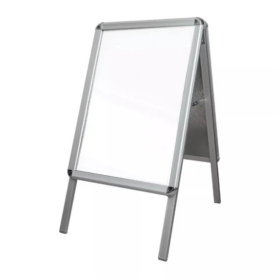 A1 megállítótábla bérlés rendezvényre – inox – 1. nézet