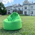 Kép 1/4 - Almazöld kültéri babzsákfotel bérlés rendezvényre céges lounge